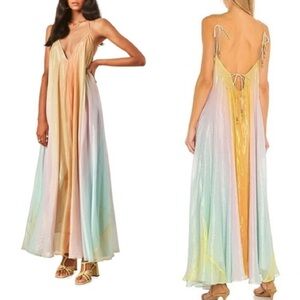 Rococo Sand Multicolor Maxi Dress NWT